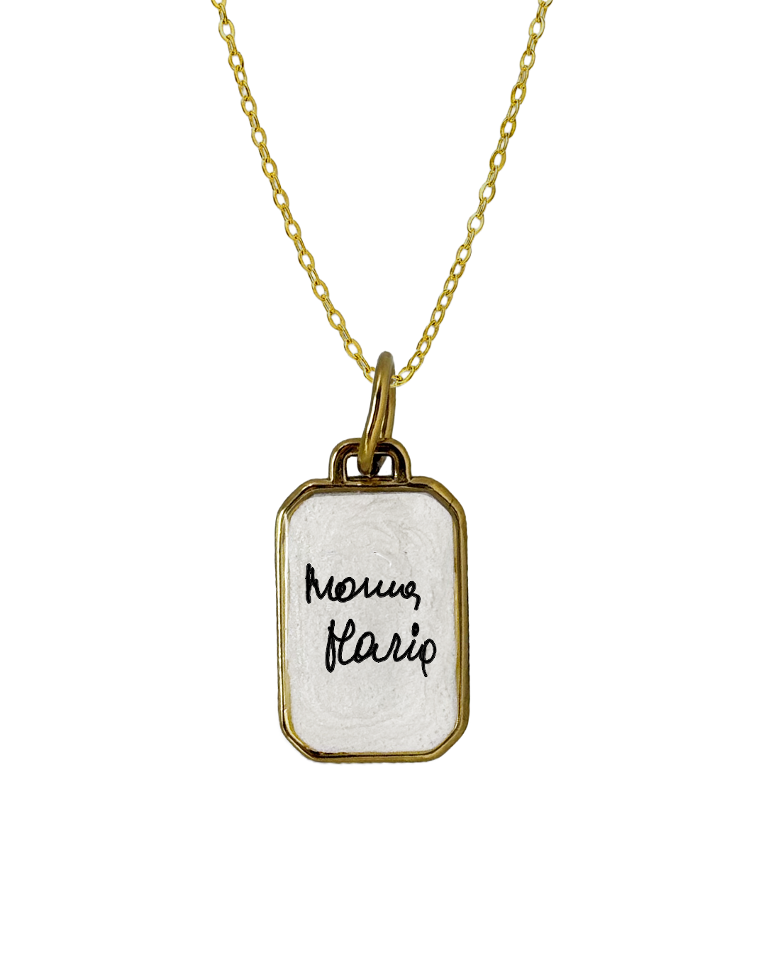 Ilmuroscritto - Custom hand writing necklace