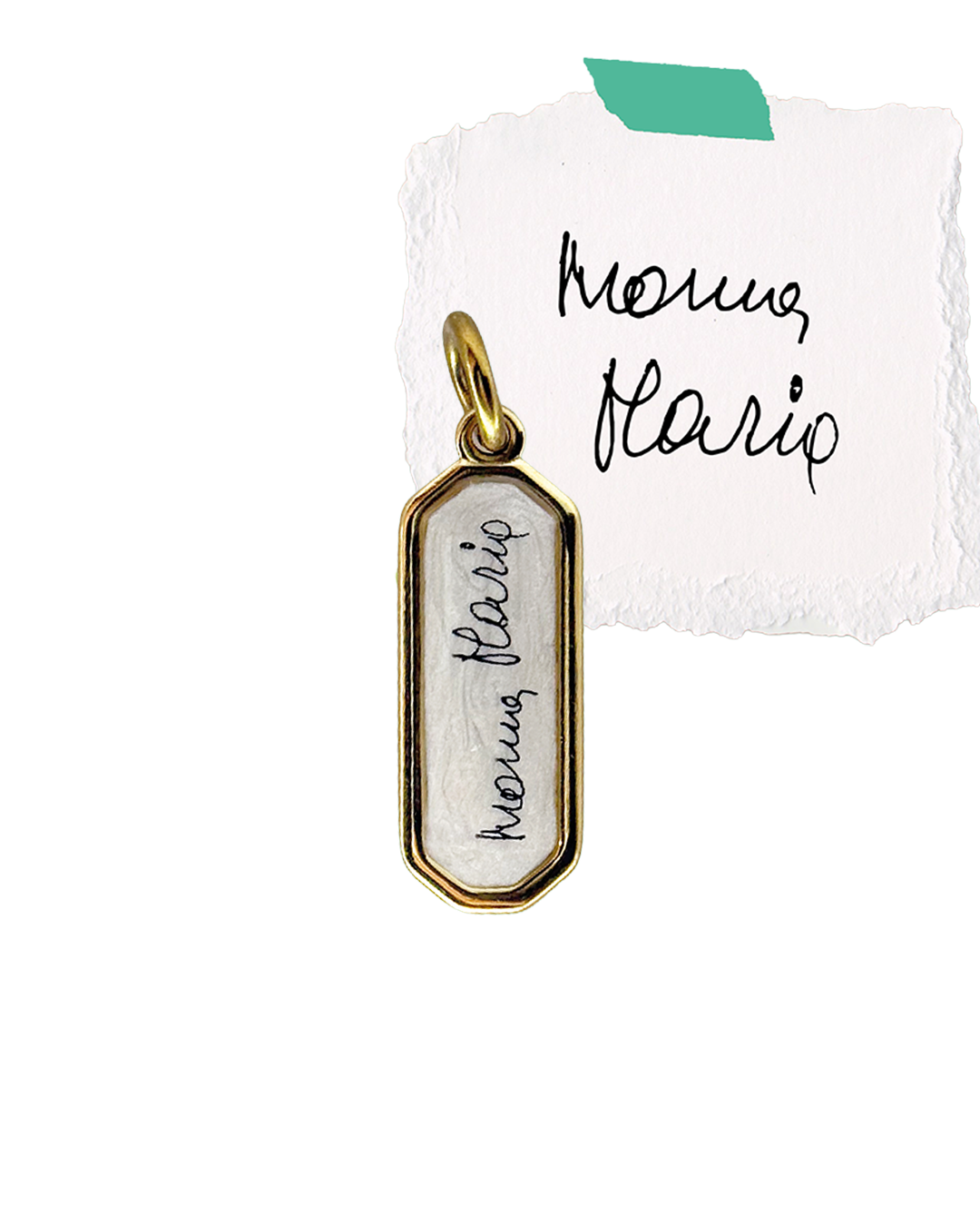Ilmuroscritto - Custom hand writing necklace