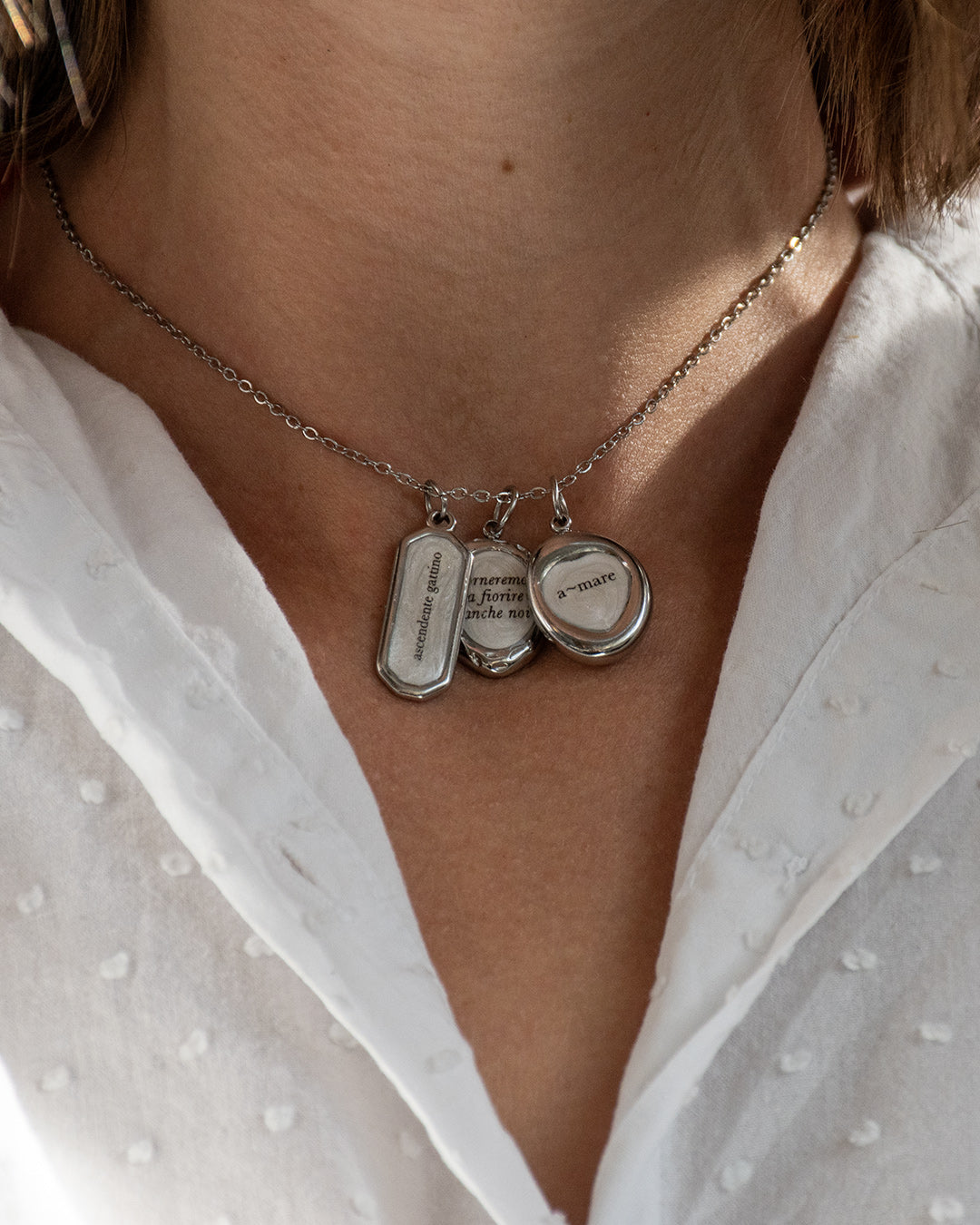 "Ascendente gattino" - Brick Necklace