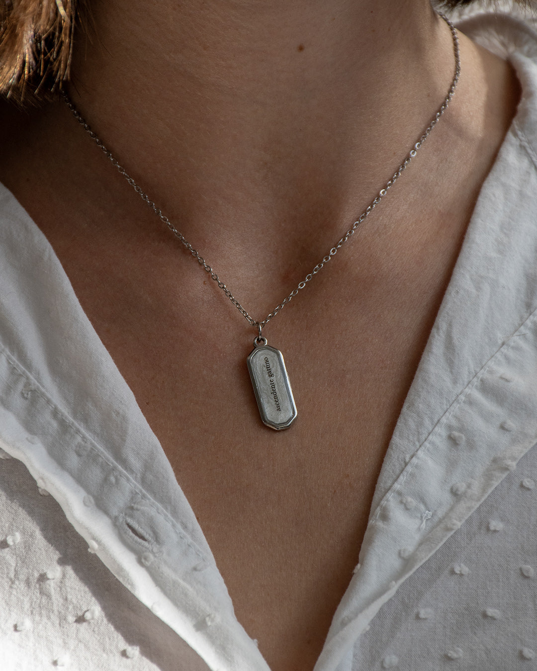 "Ascendente gattino" - Brick Necklace