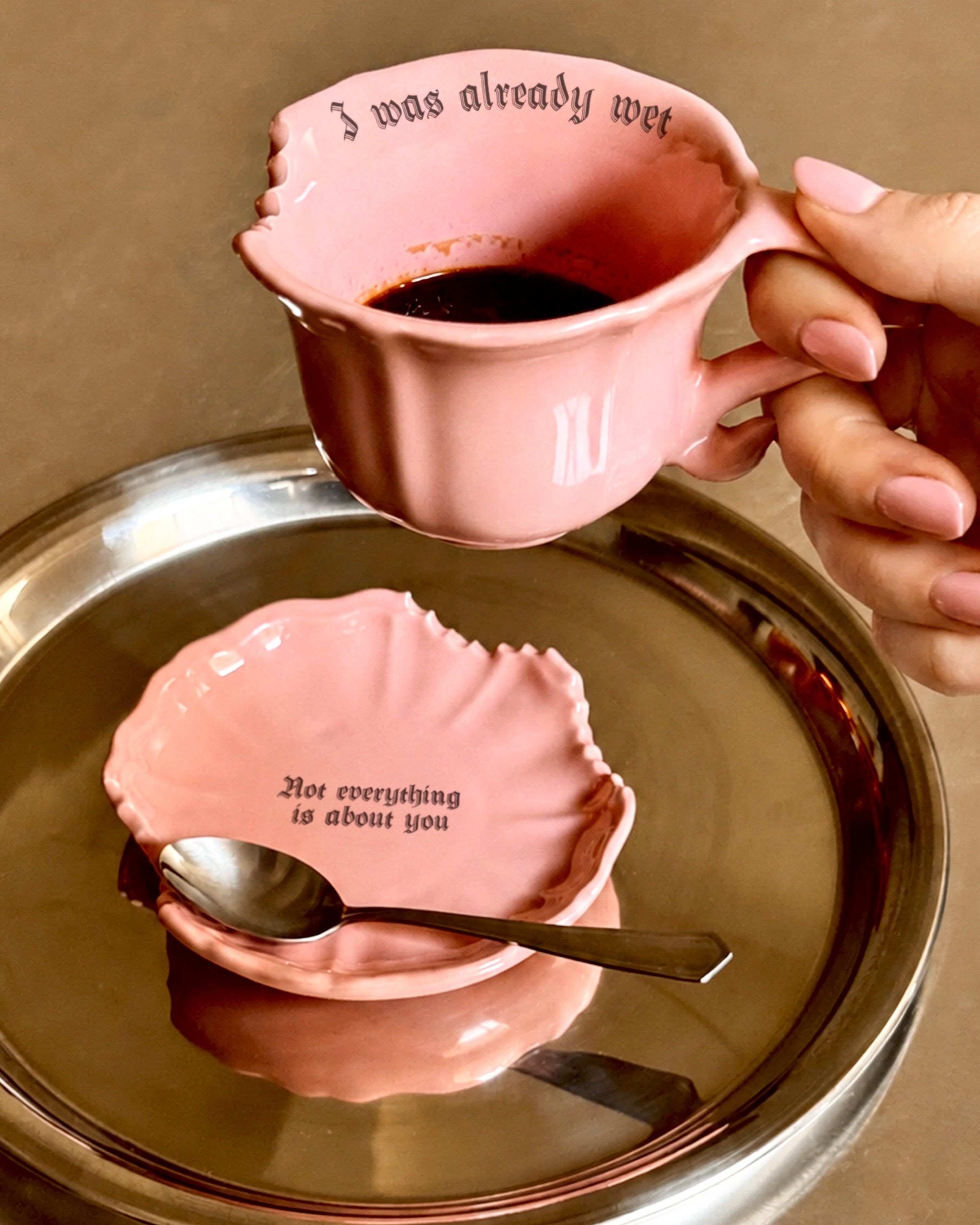 Wrong Mug - "I was already wet"
