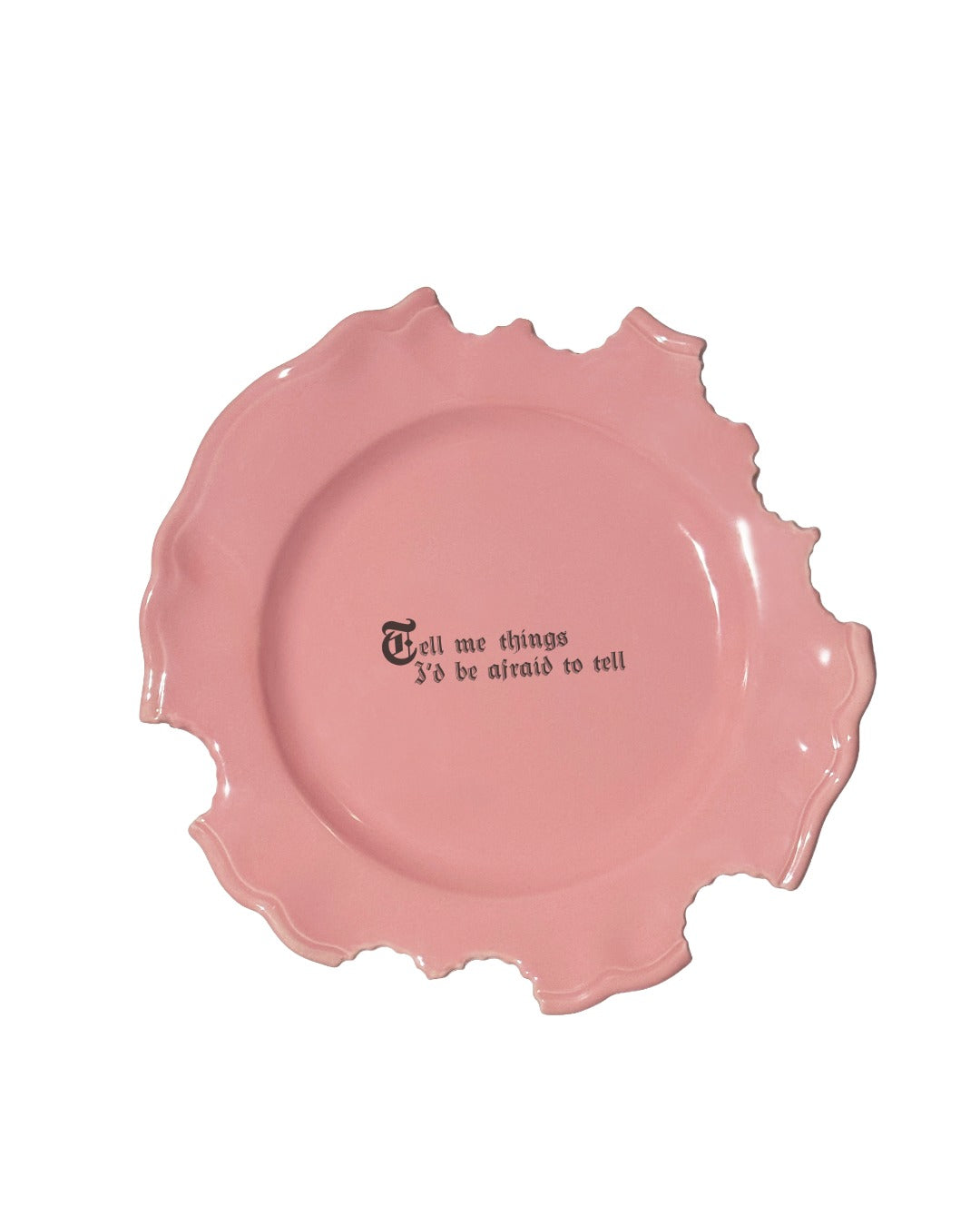 Wrong Dinner Plate - "Tell me things I'd be afraid to tell"