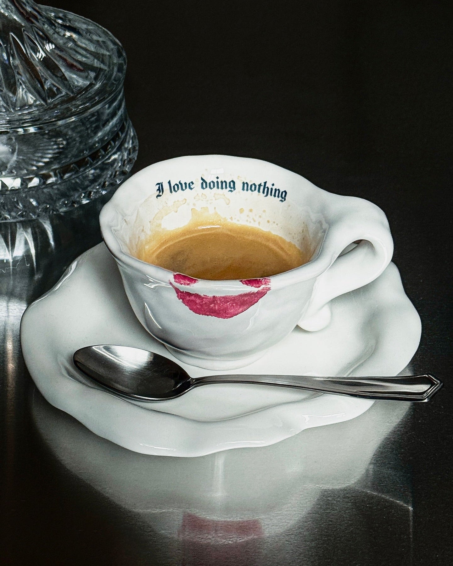 "I love doing nothing" Sassy Cappuccino Cup