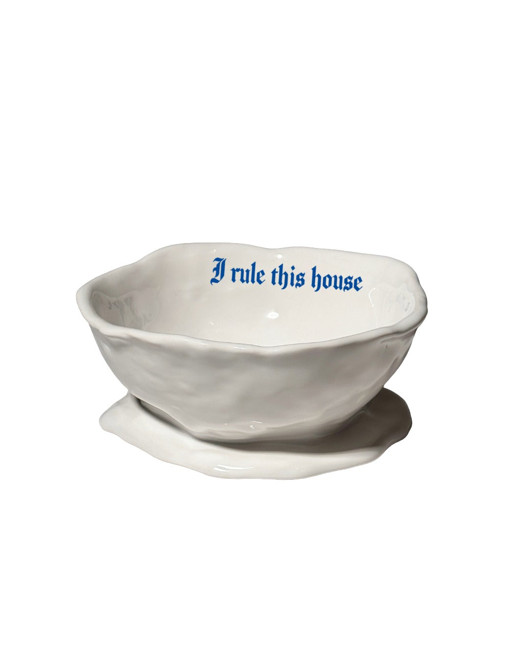 Issues Pets Bowl - "I rule this house"