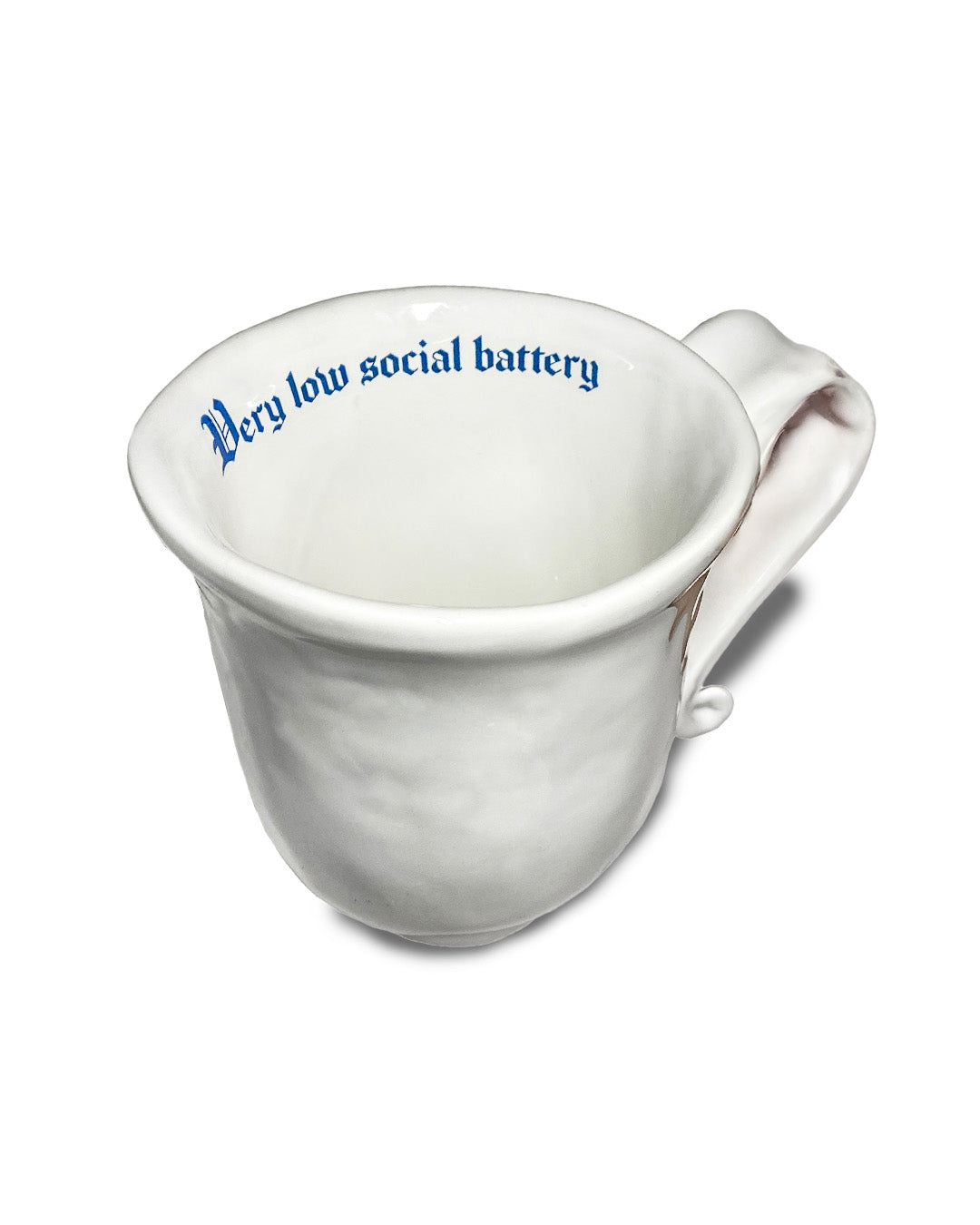 "Very low social battery" Sassy Mug