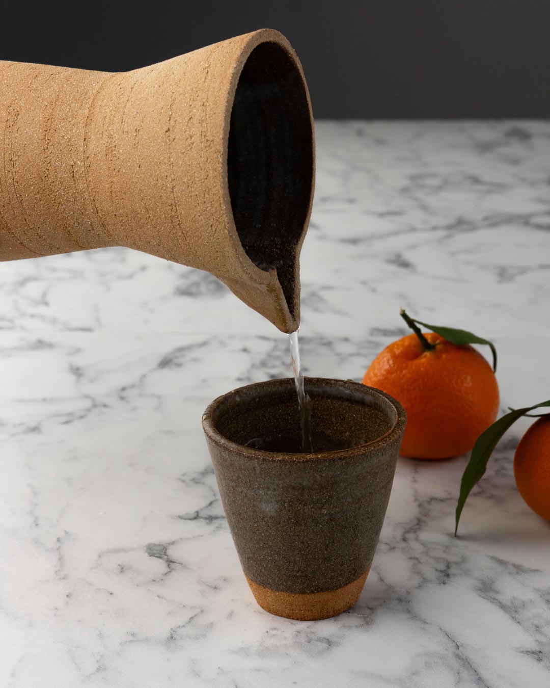 Sable Pitcher and Four Coffee Cups (-17%)