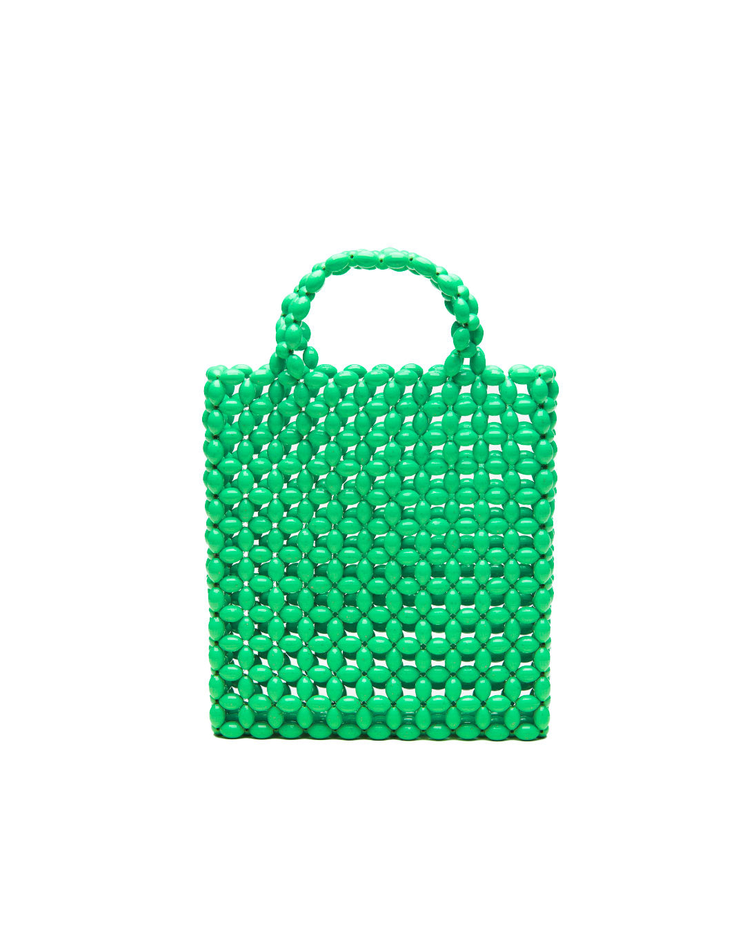 Luce beaded handbasket bag