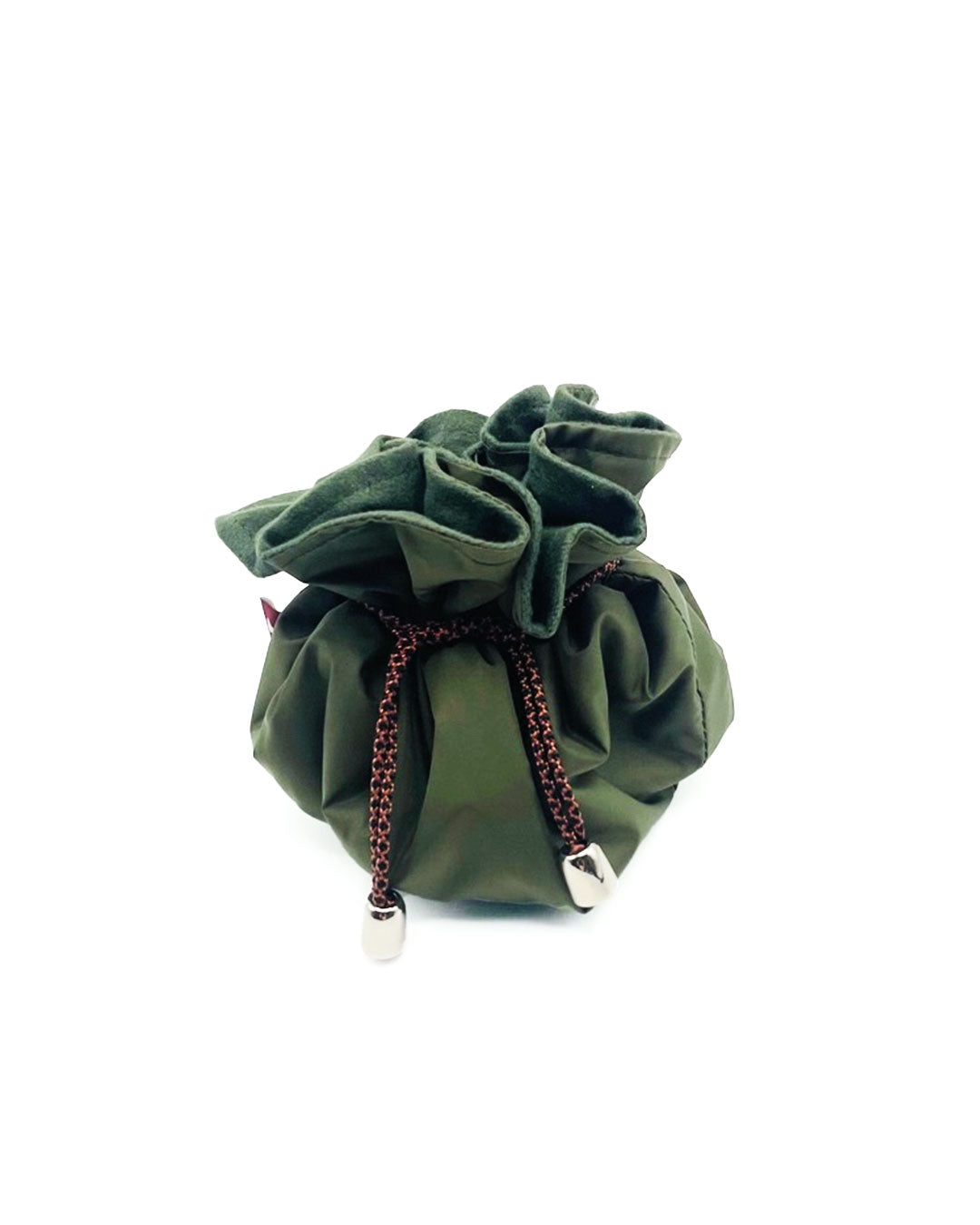 Drawstring Jewelry Bag - Khaki/Olive