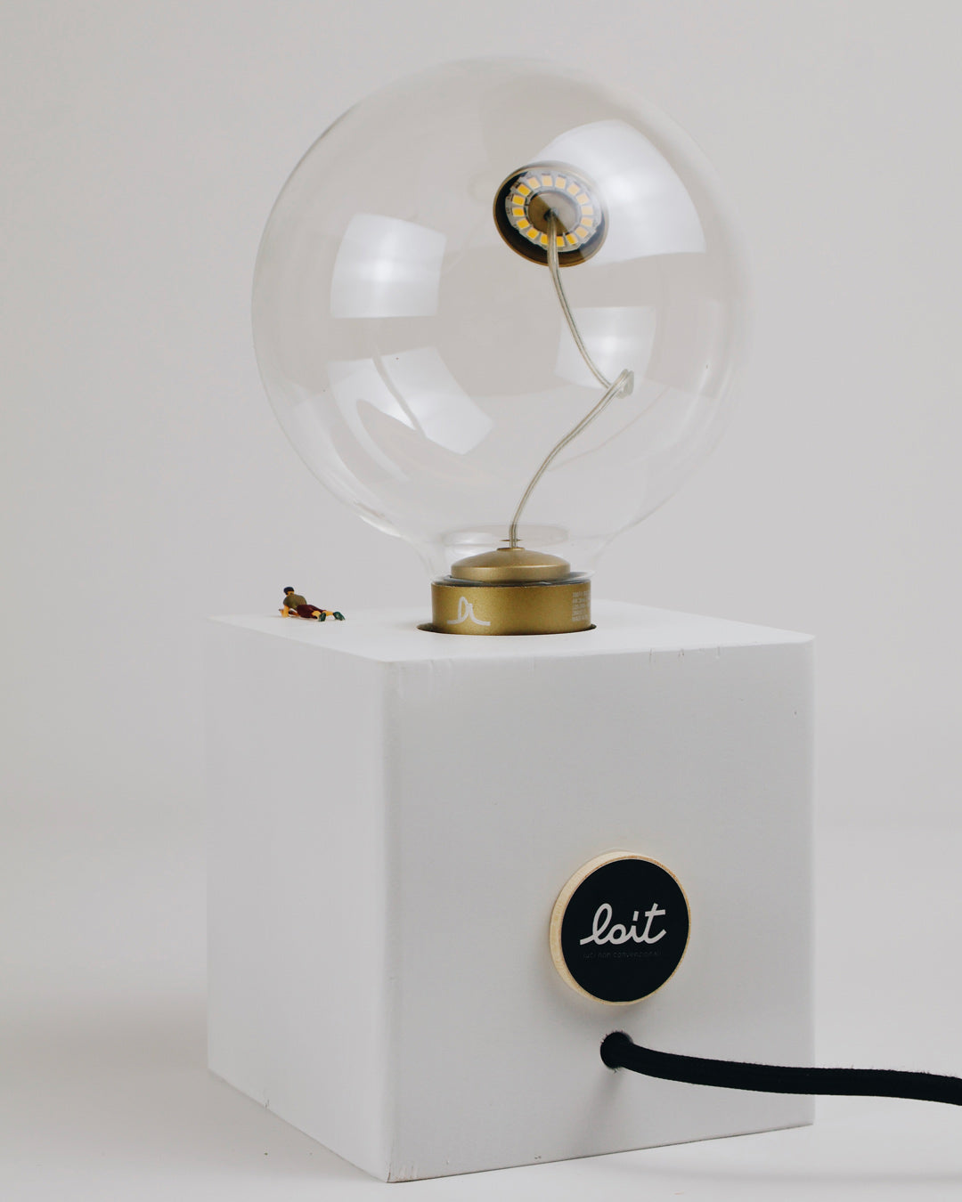 Lait luce - Handmade lamp