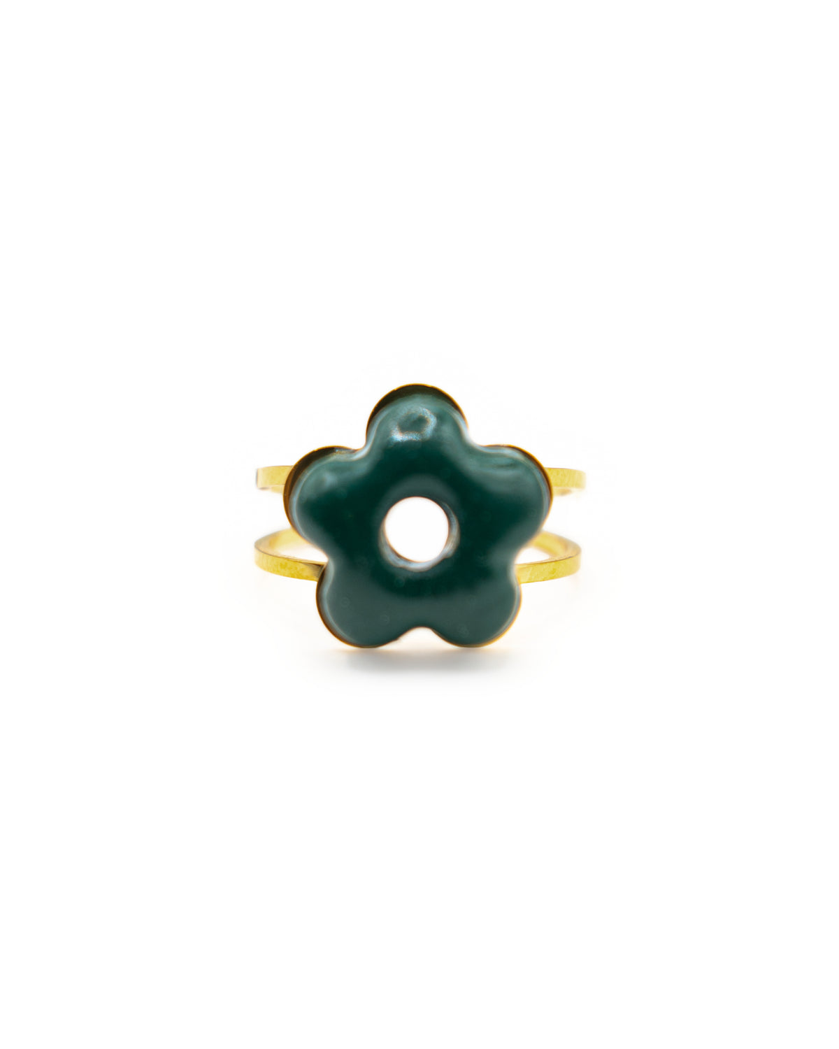 Small Gold Flower Ring