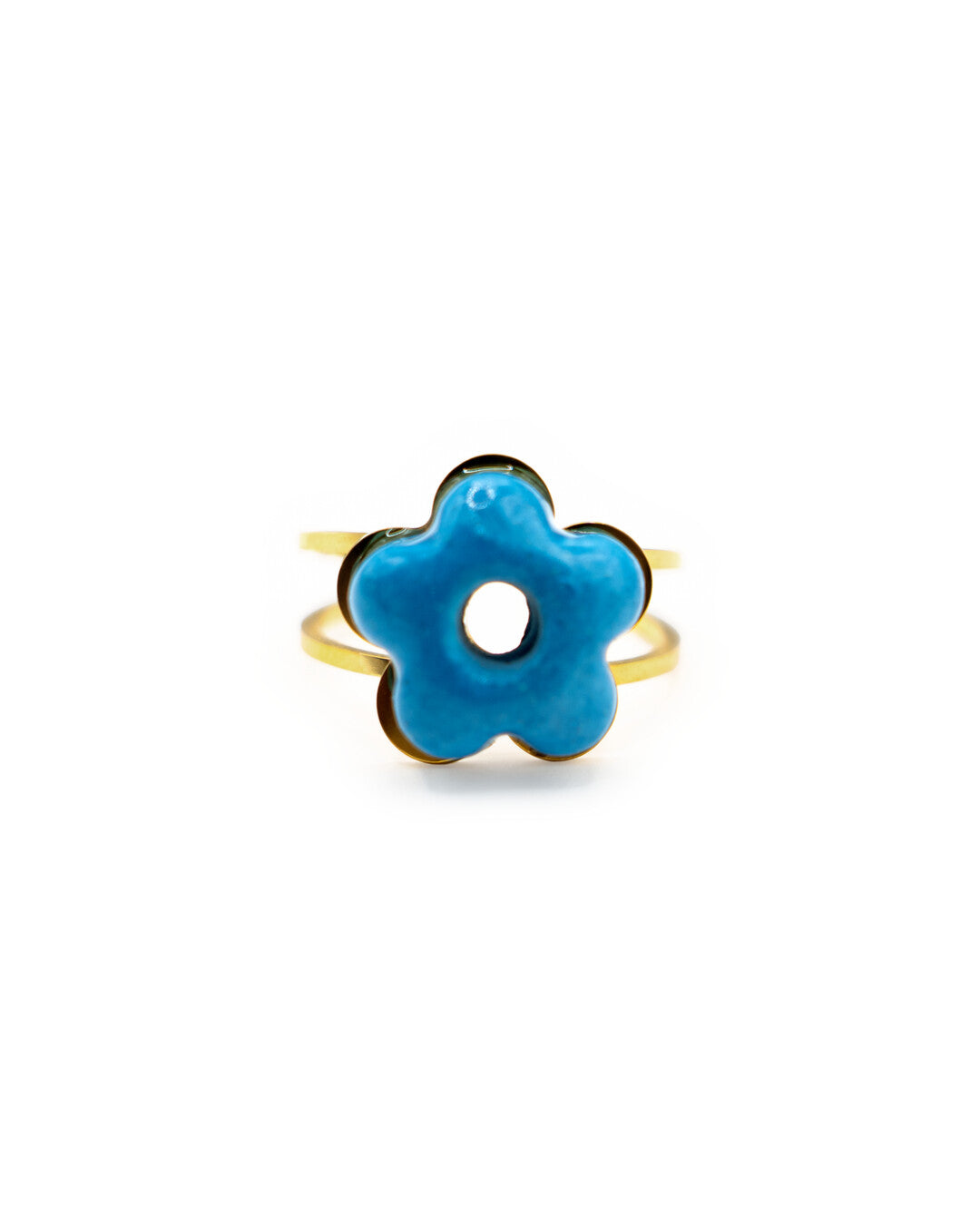 Small Gold Flower Ring