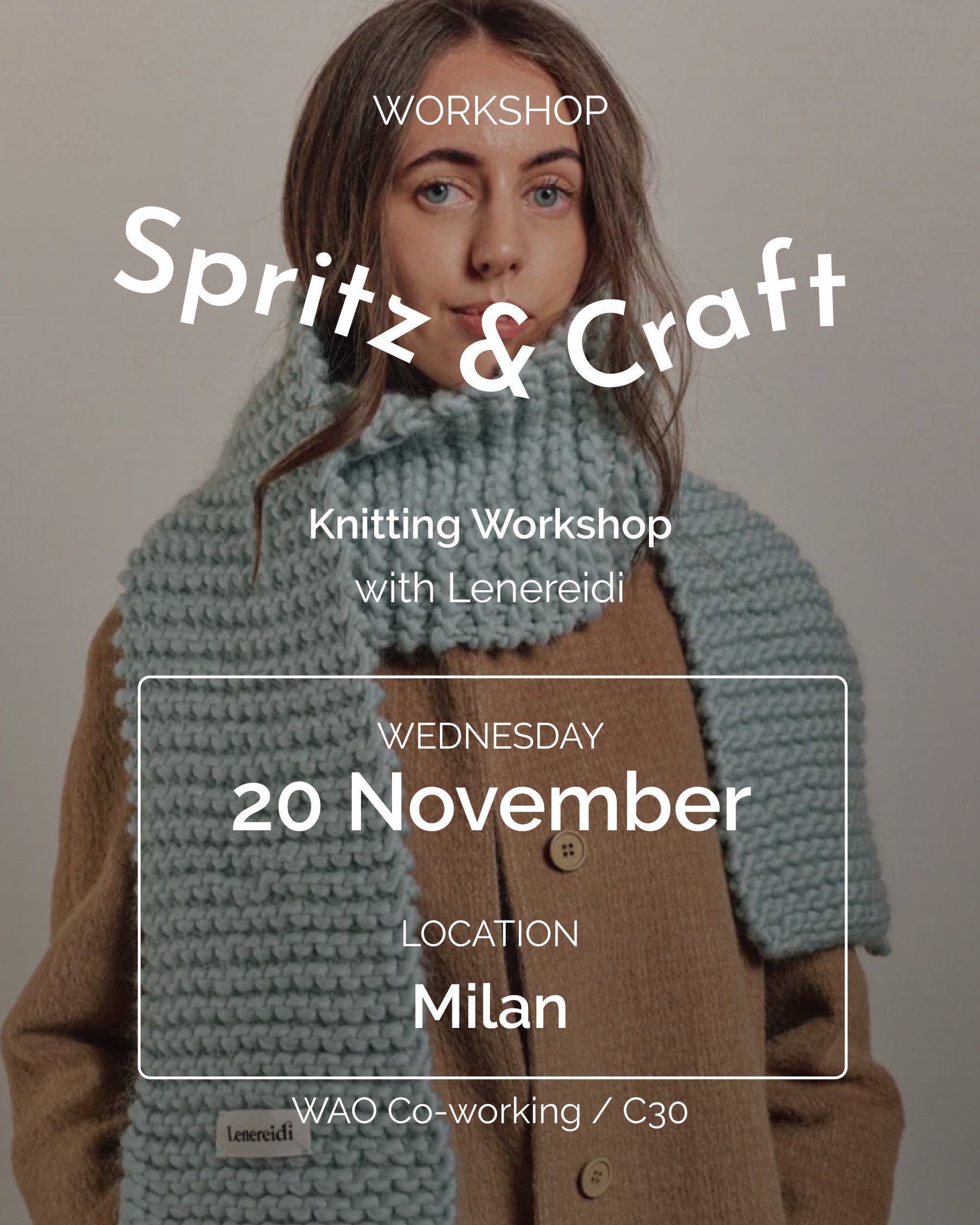 Spritz & Craft - Knitting workshop at C30