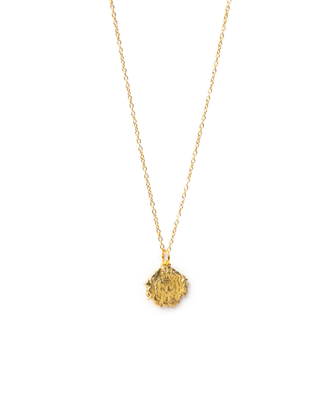 Lion in Flowers - Pendant necklace