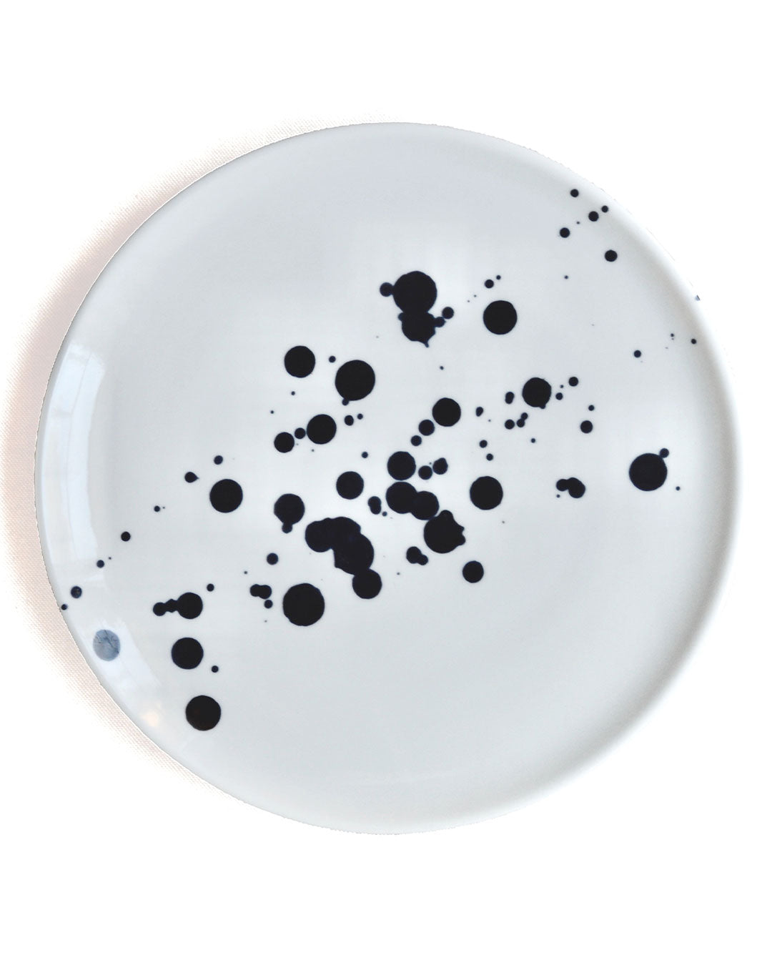 Sumi-e Ink blot porcelain plates tableware Maia Ming Designs
