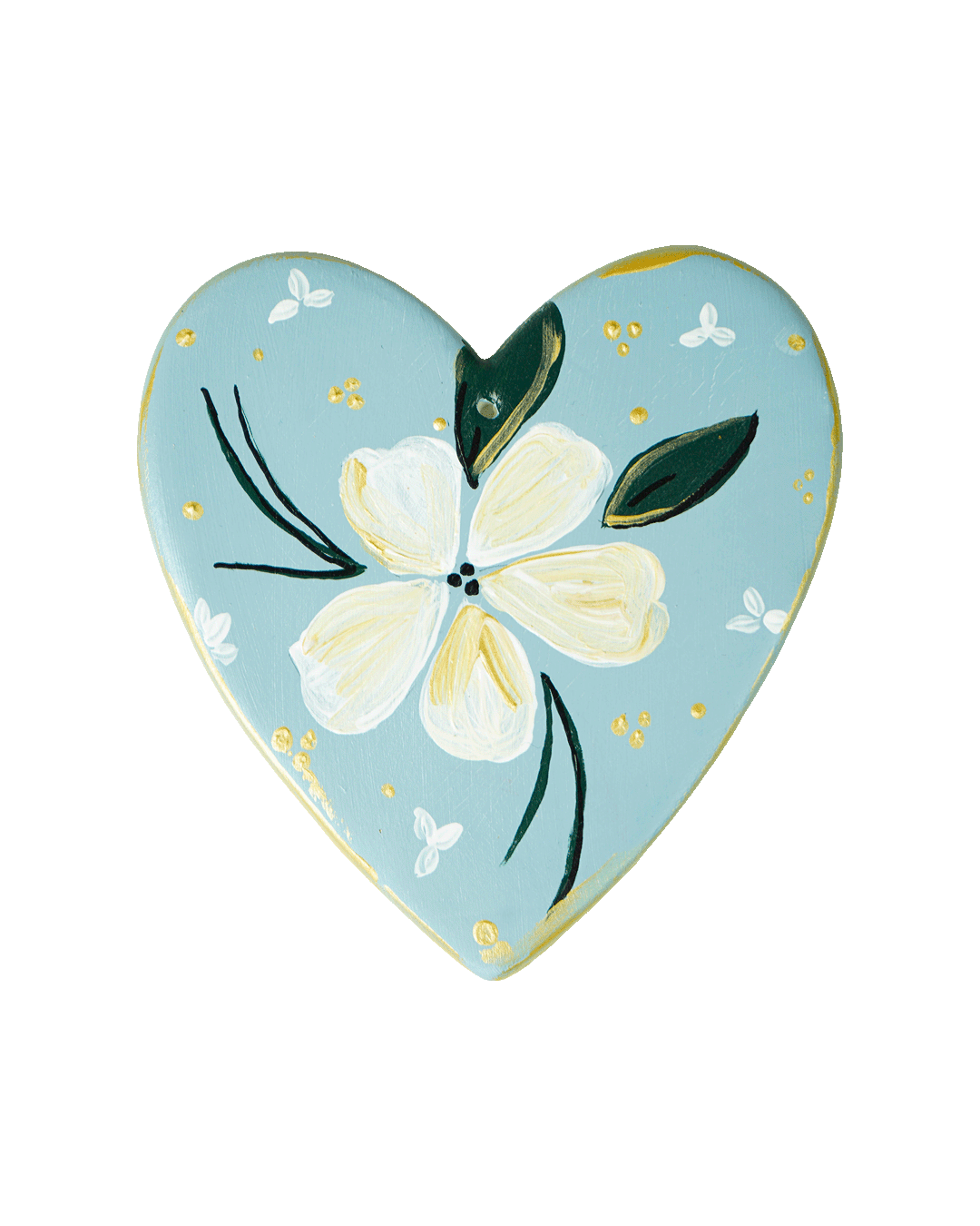 "Flower" ceramic heart – Christmas collection