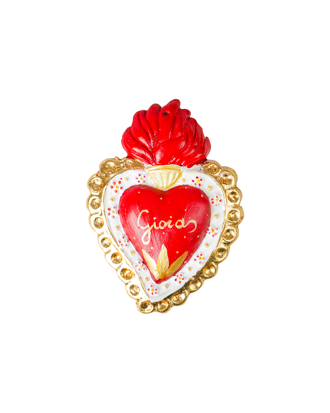 "Gioia" ceramic sacred heart – Christmas collection