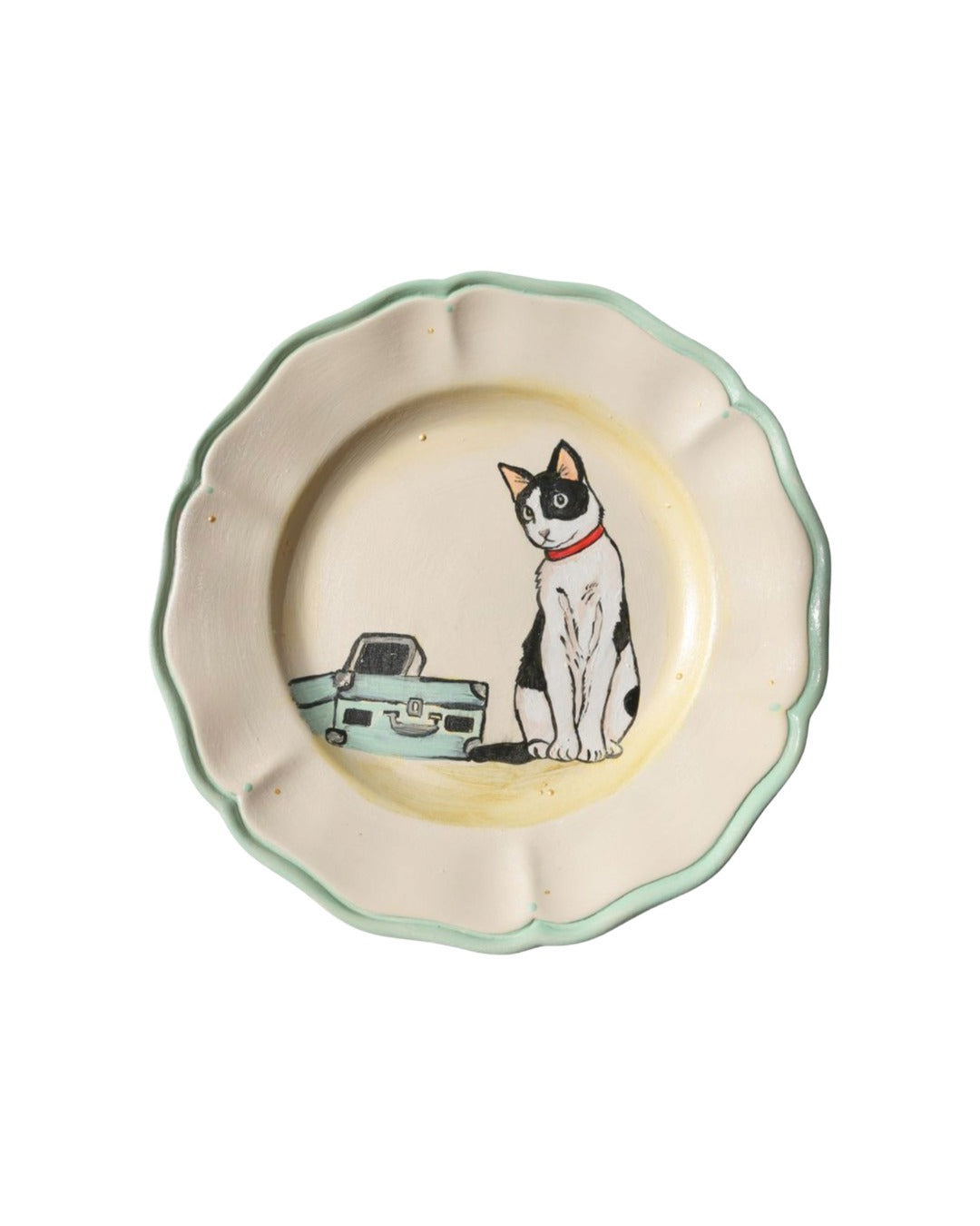 Custom pet portrait decorative plate - Pet Lovers Collection