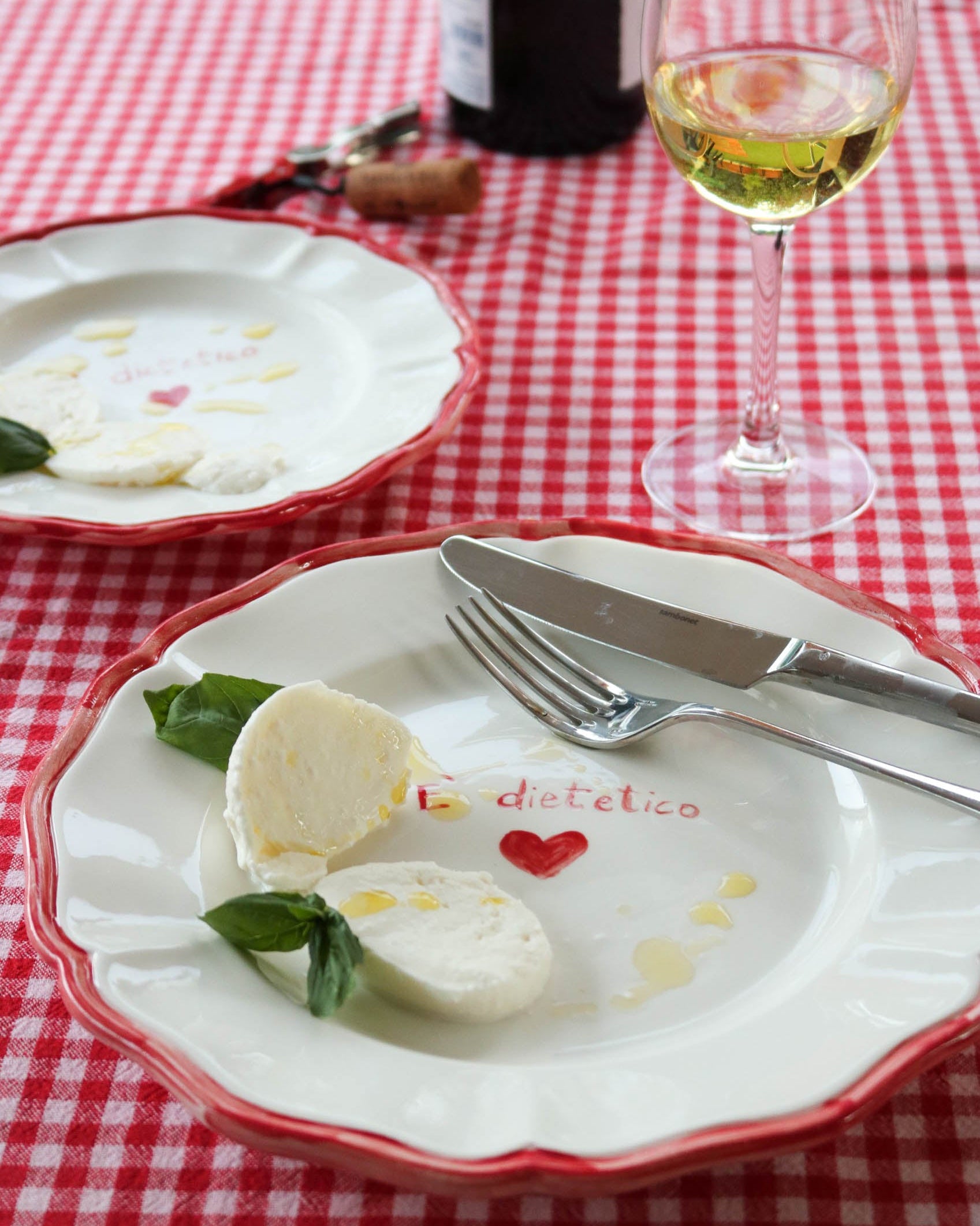 "È Dietetico" Plate – Dillo con un Piatto Collection