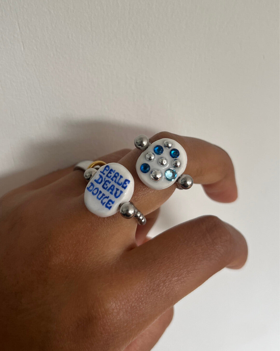 Reversible Ring « Perle d’eau douce »