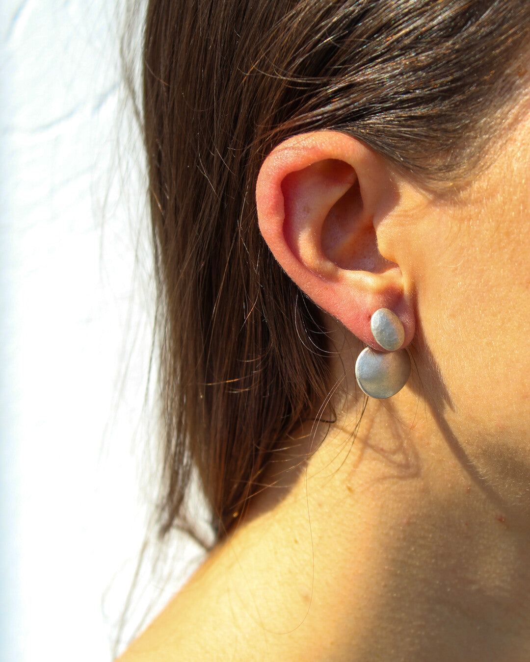 Handmade Oval Earrings - Margarita Malliri