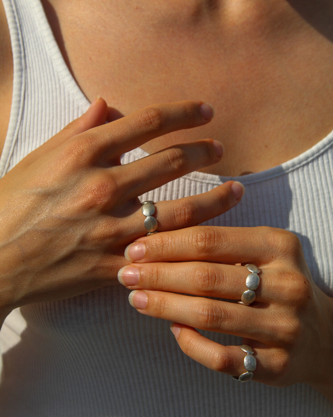 Handmade silver rings - Margarita Malliri