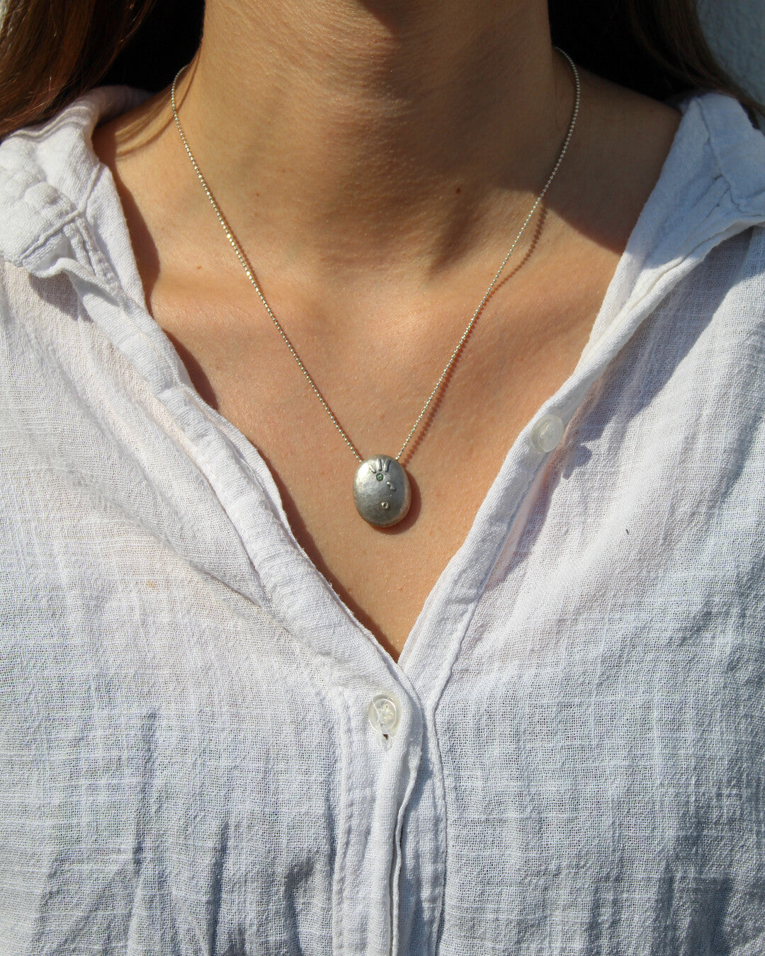 Handmade Cyclope pendant- Margarita Malliri