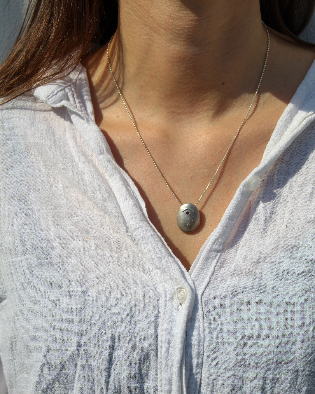 Handmade Cyclope pendant- Margarita Malliri