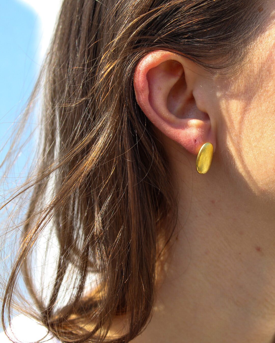 Handmade beans earrings- Margarita Malliri