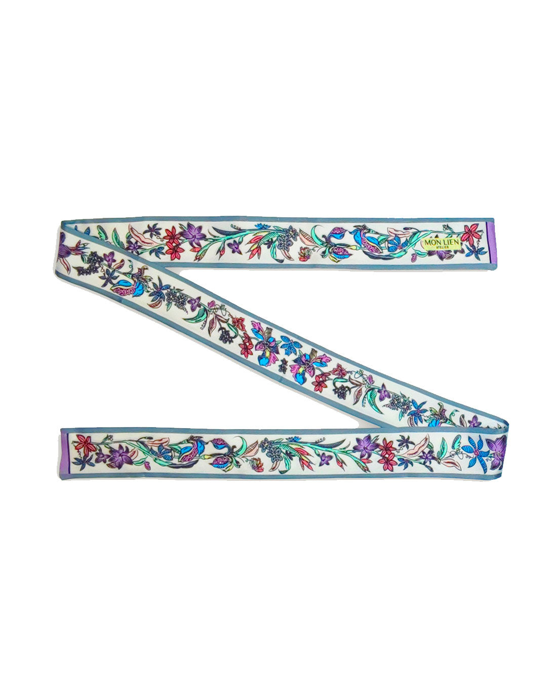 Sash in silk - Il sogno floreale - multicolored