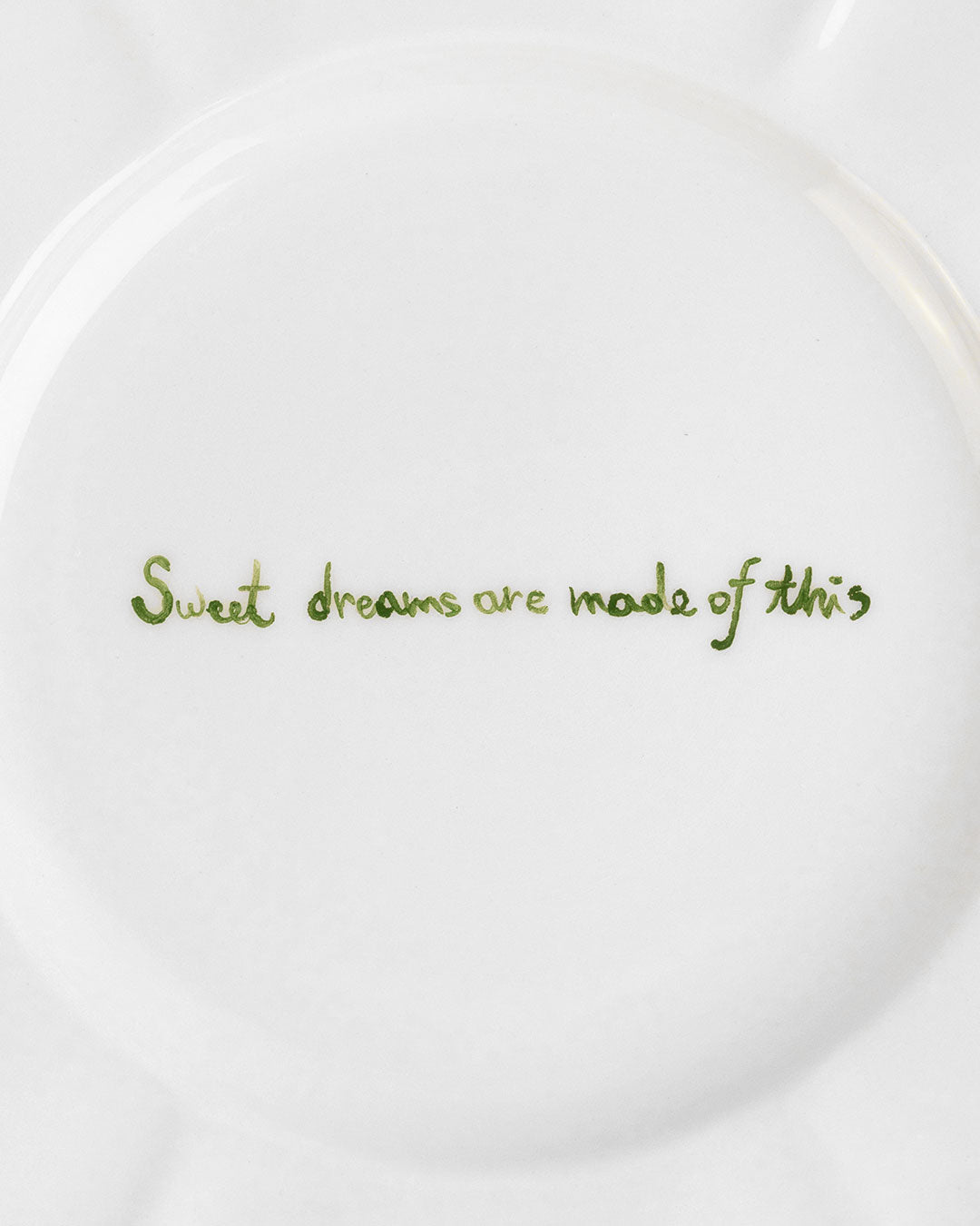 Sweet dreams are made of this plate pottery ceramics Musae Studio