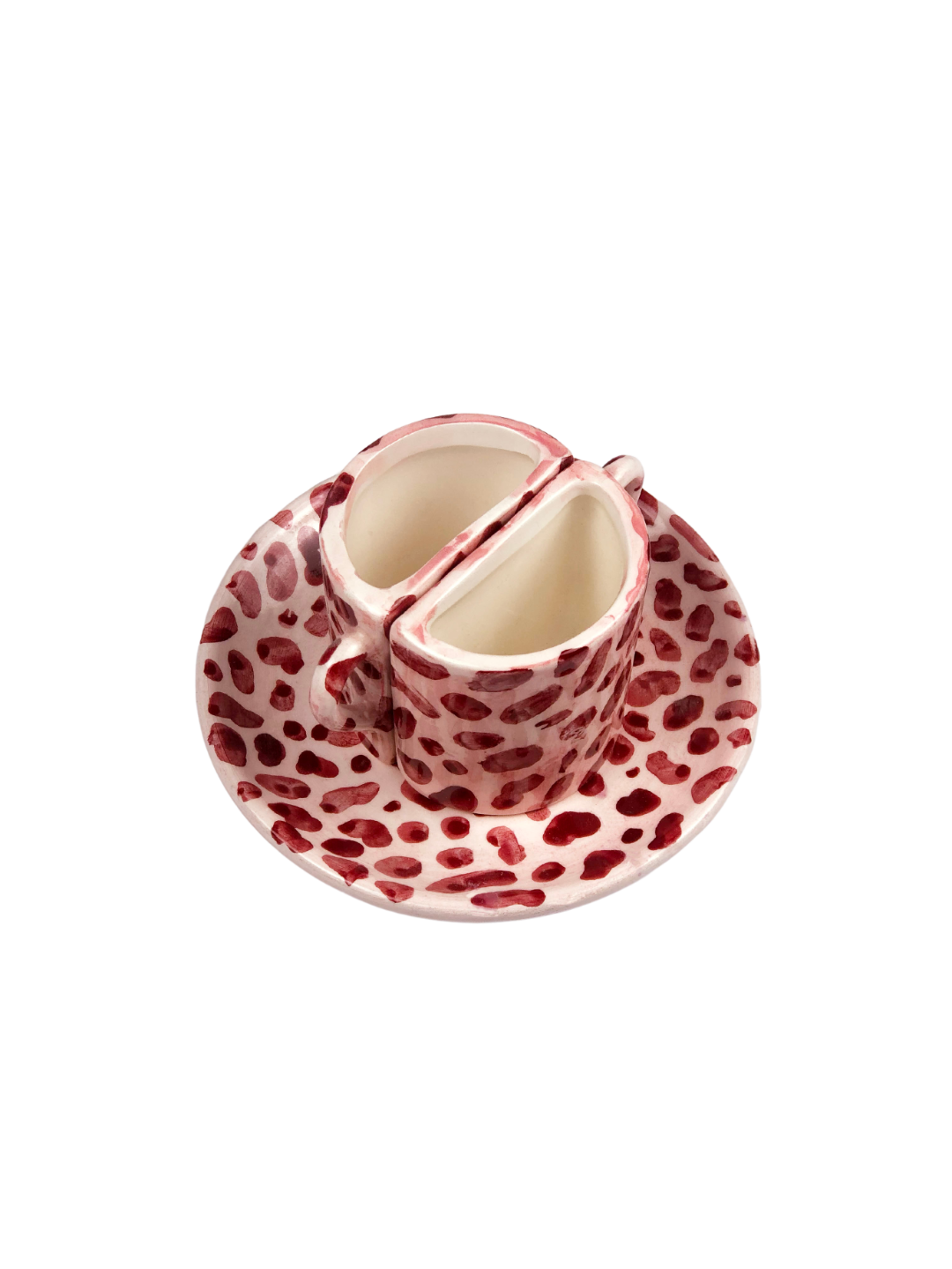 Tete a tete Coffee Cup Set- Go Wild Pink