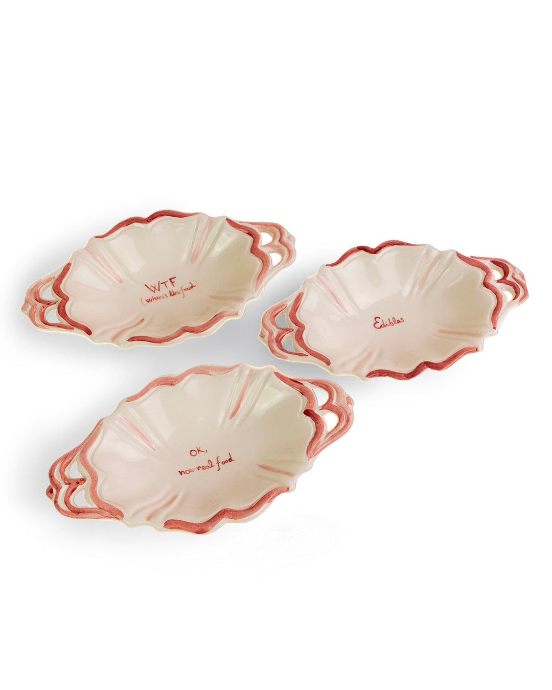 Fil rouge bowl MIX- Set of 3