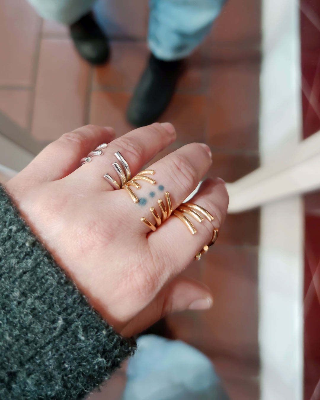 Ring Handmade handcrafted bronze