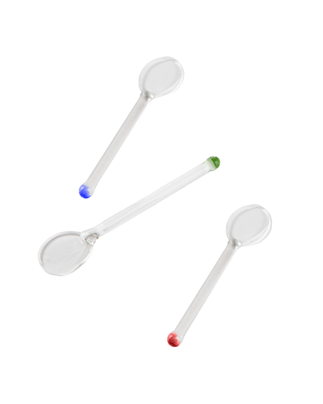Hand-decorated Glass Spoons - Set of 2
