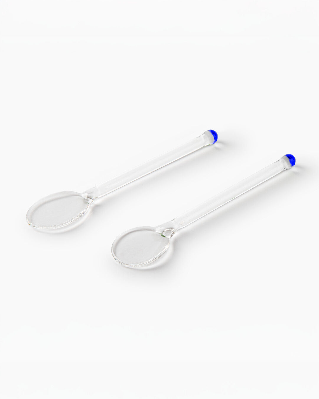 Hand-decorated Glass Spoons - Set of 2