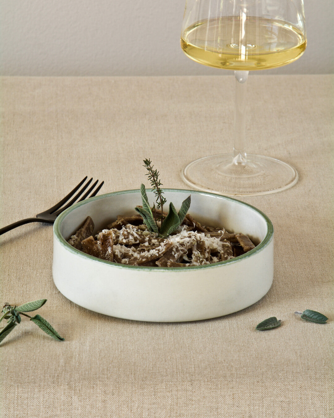Hand-decorated Soup Plate