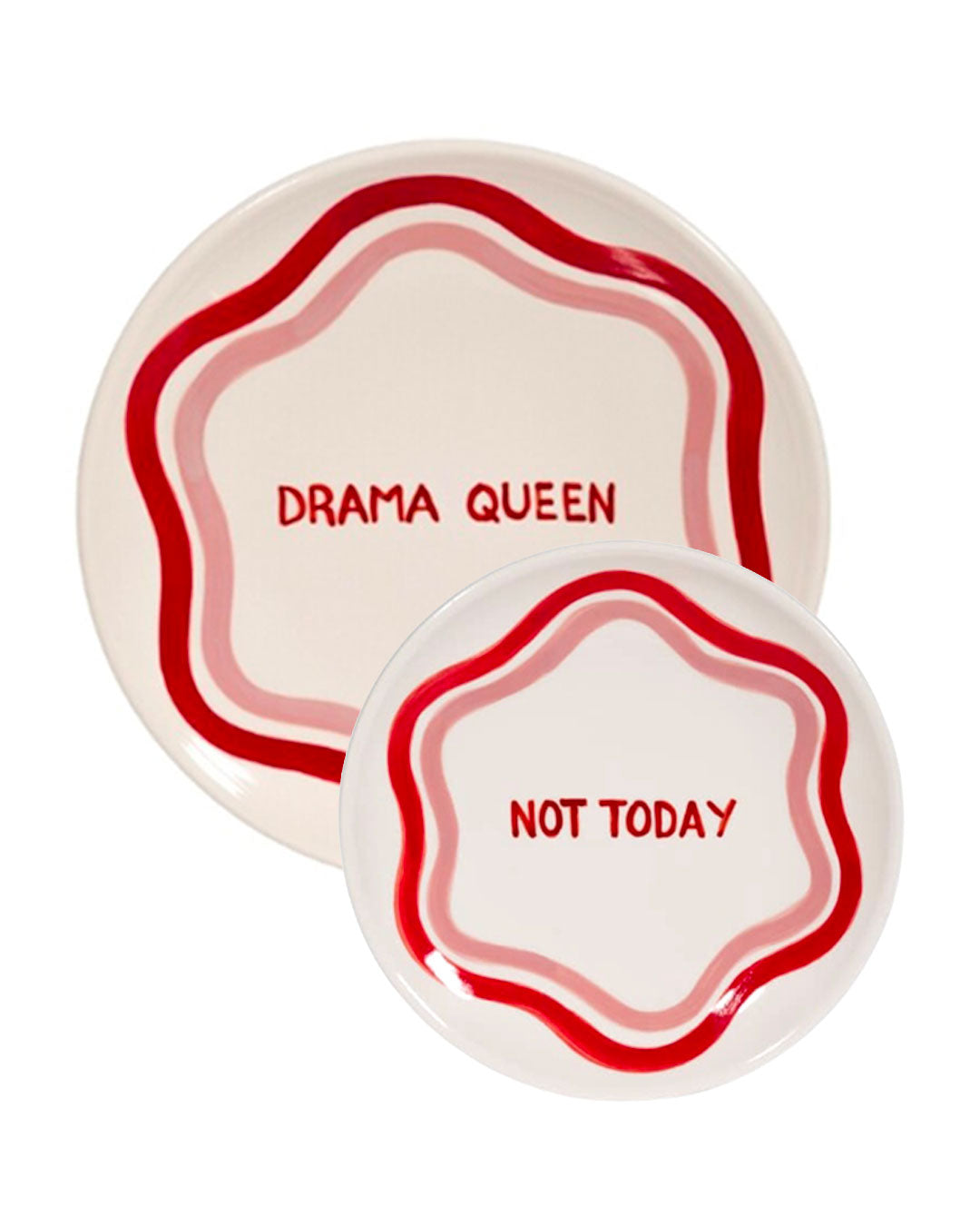 "Not today, Drama queen" - Talk of the Table Set of 2 "No thanks, Uninpressed" - Talk of the Table Set of 2 (- 5%)