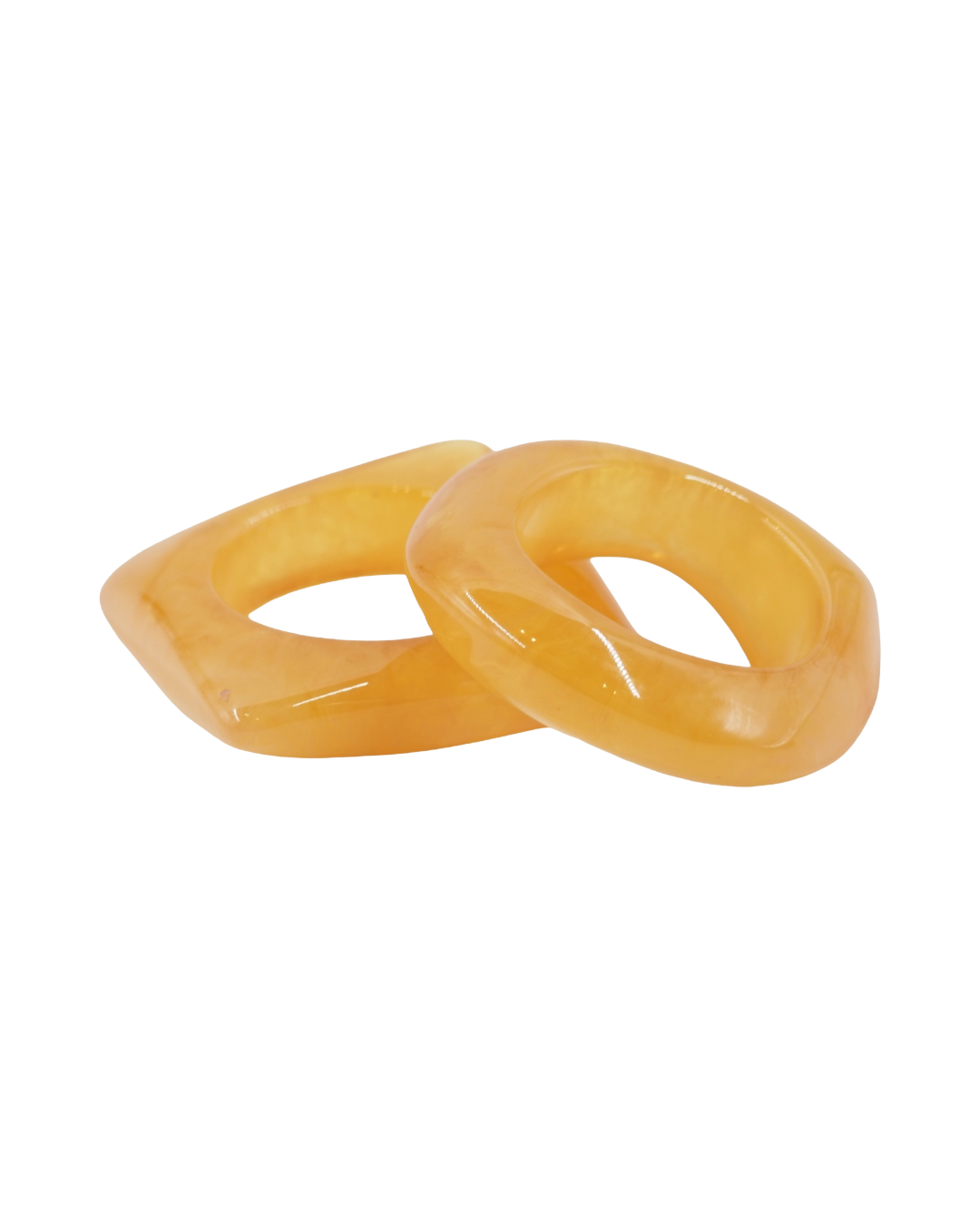 Outline resin napkin ring set