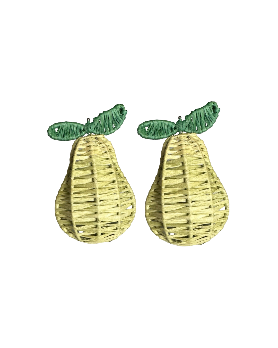 Pear napkin ring set