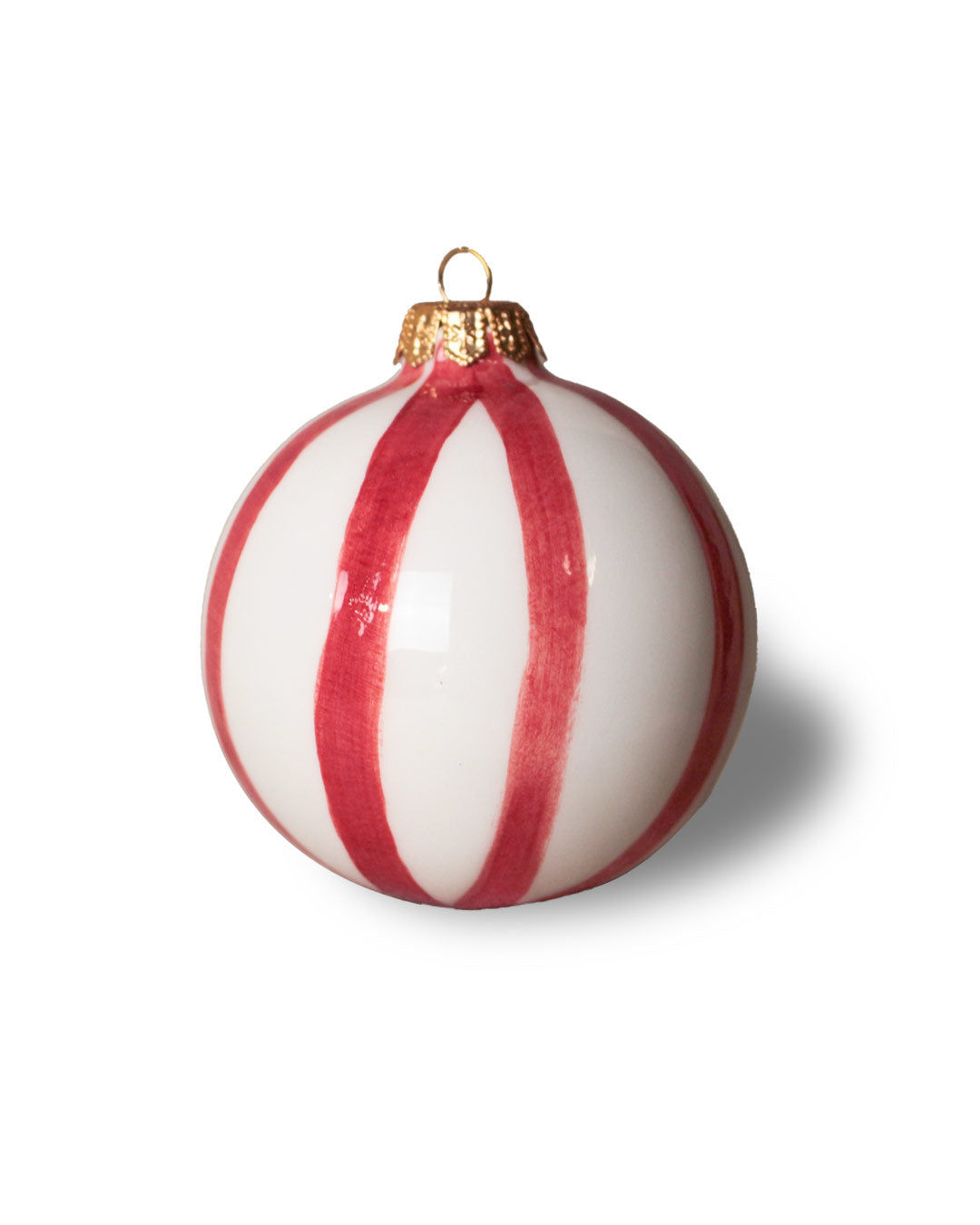 Noelia Christmas Ball - Red stripes