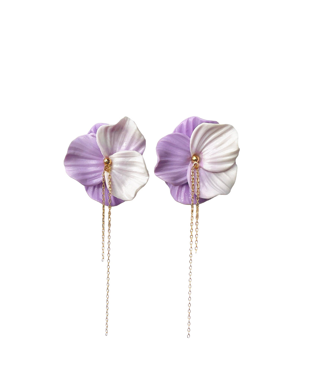 Lilac Grand Lilium earrings