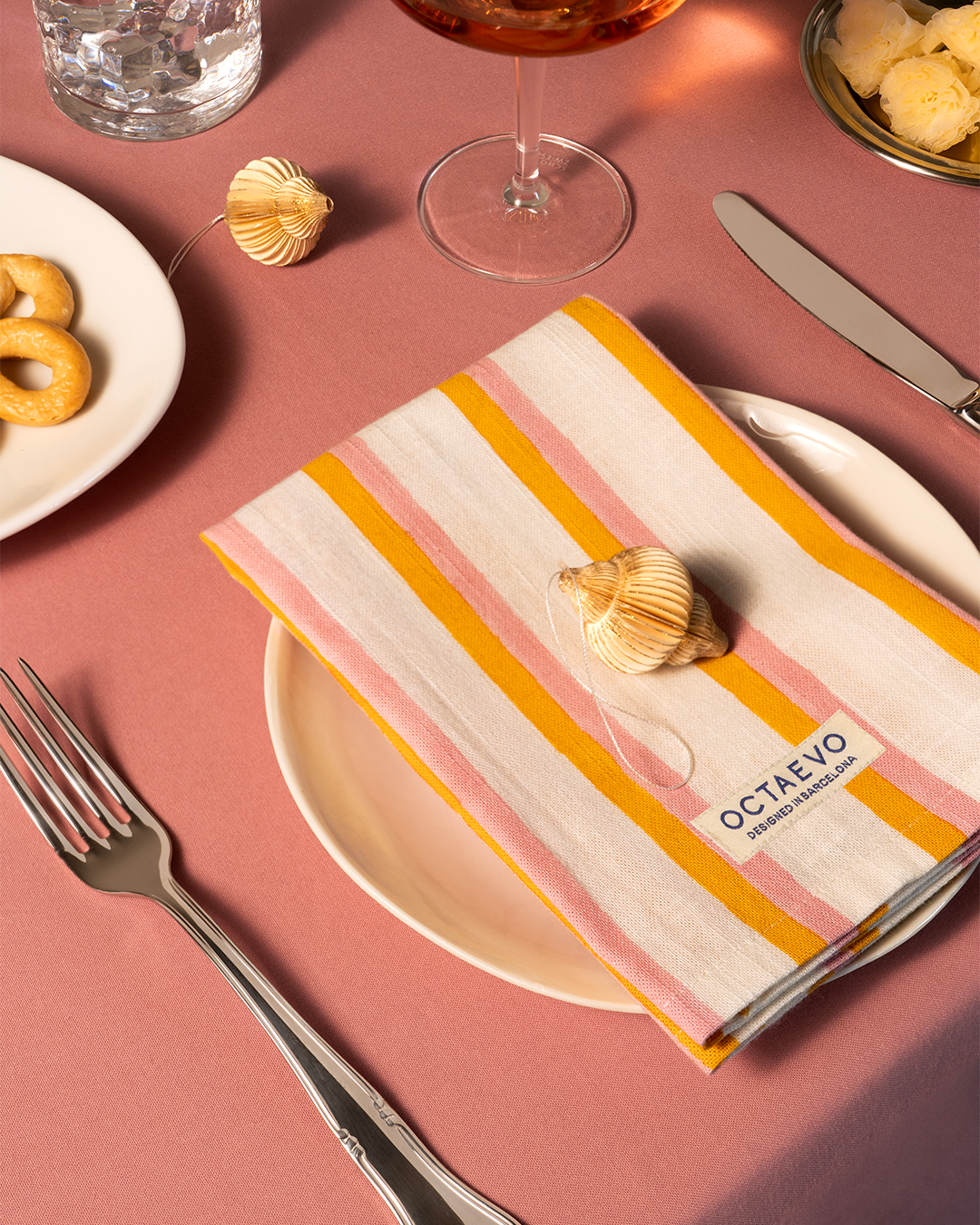 Riviera Napkins, Wide Stripe (Set of 4)