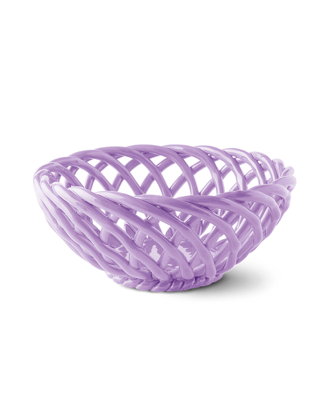 Sicilia Ceramic Basket Large – Glazed Dolomite