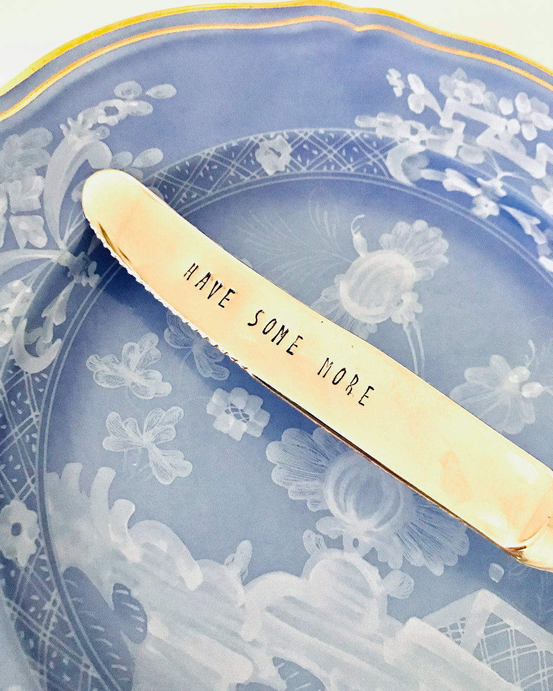 <hand stamped vintage silver knife - Ohyeahspoon