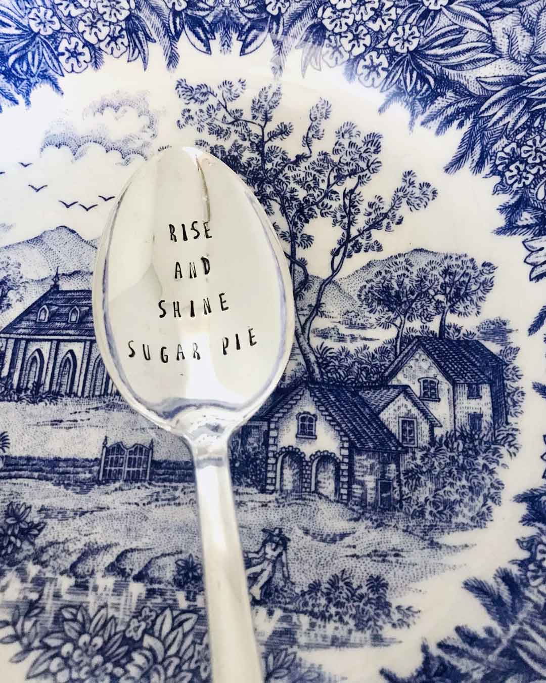 Vintage Silver Hand-stamped spoon
