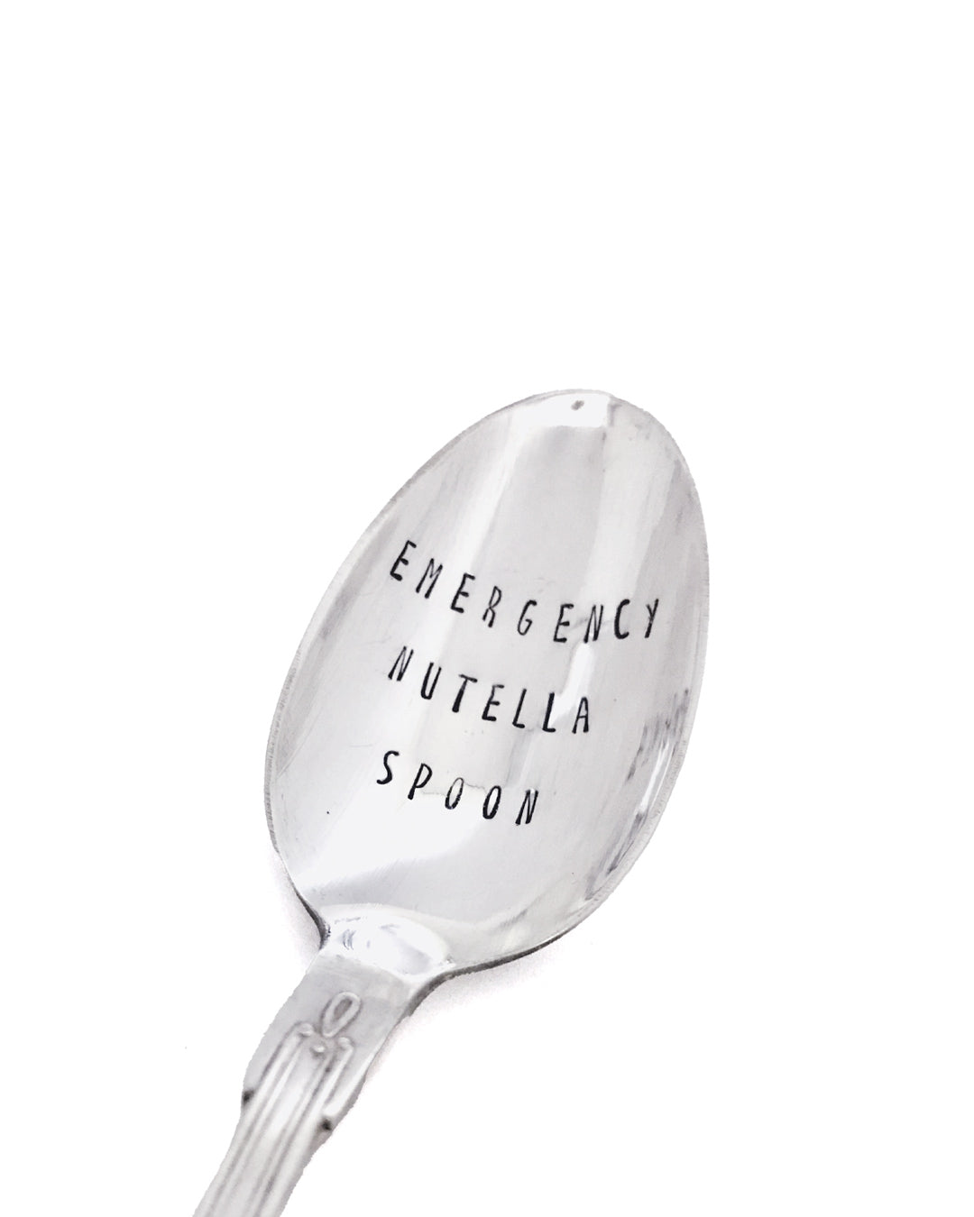 Hand stamped silver spoon - ophyeahspoon
