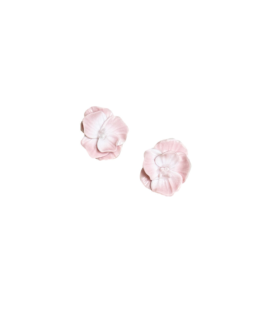 Pink Poppy earrings