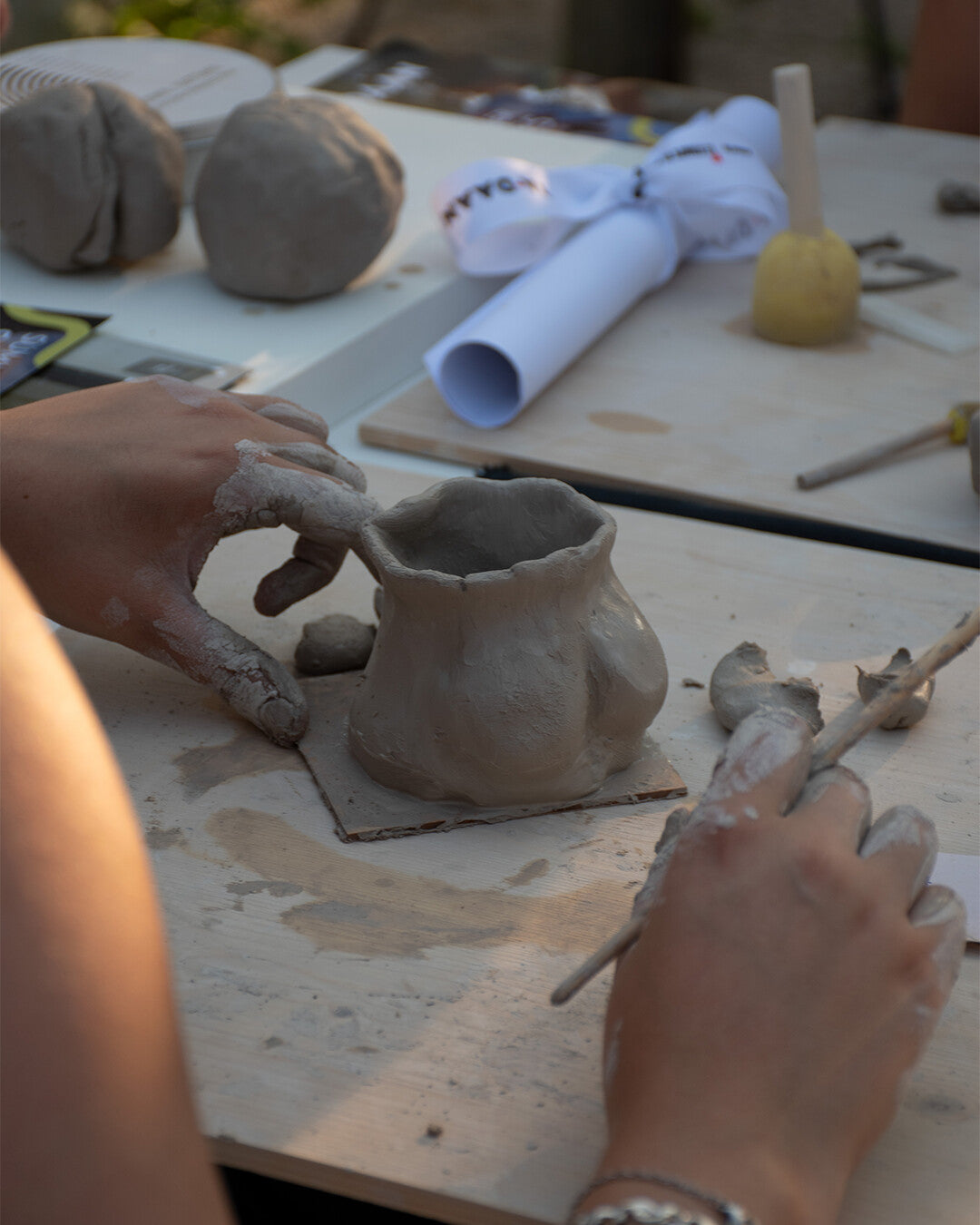 Spritz & Clay - workshop di modellazione & pittura della ceramica