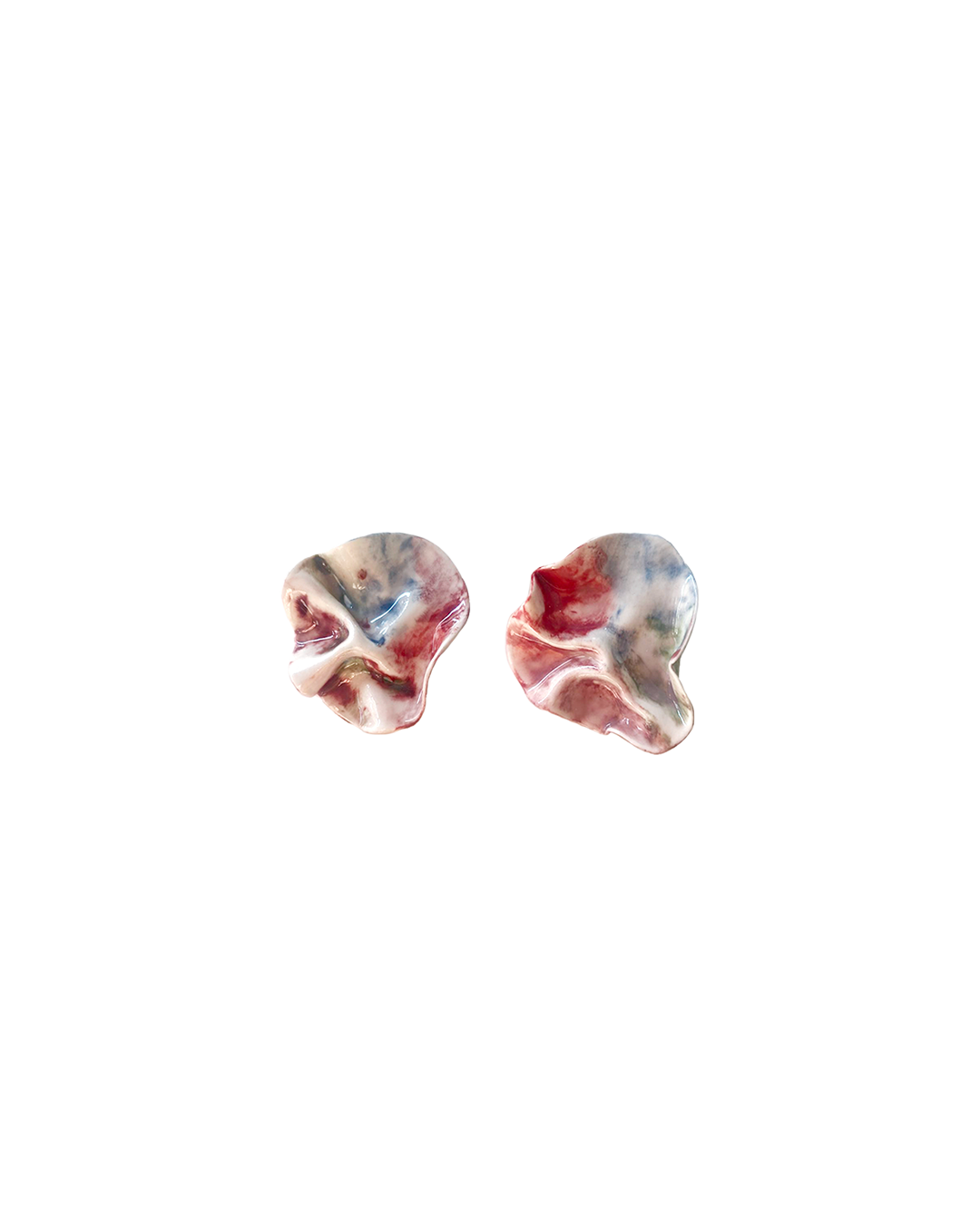 Boucles d'oreilles Raffaella en céramique