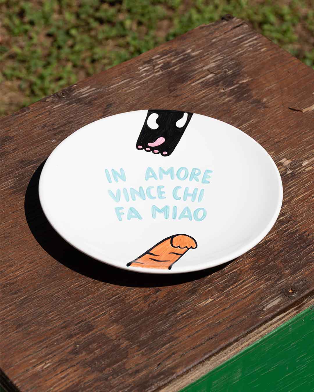 Plate In amore vince chi fa miao
